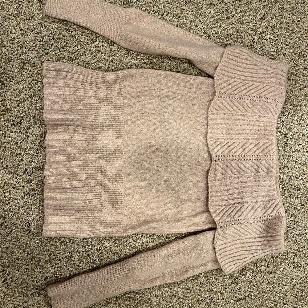Off the shoulder sweater